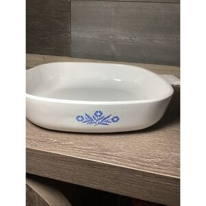 Vintage Corning Ware P-9-B Blue Cornflower 9" Square Casserole Dish NO LID